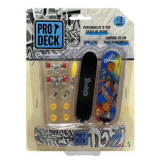 Imagem de Brinquedo Skate De Dedo Prodeck Com 1 Unidade e Acessorios - MULTIKIDS