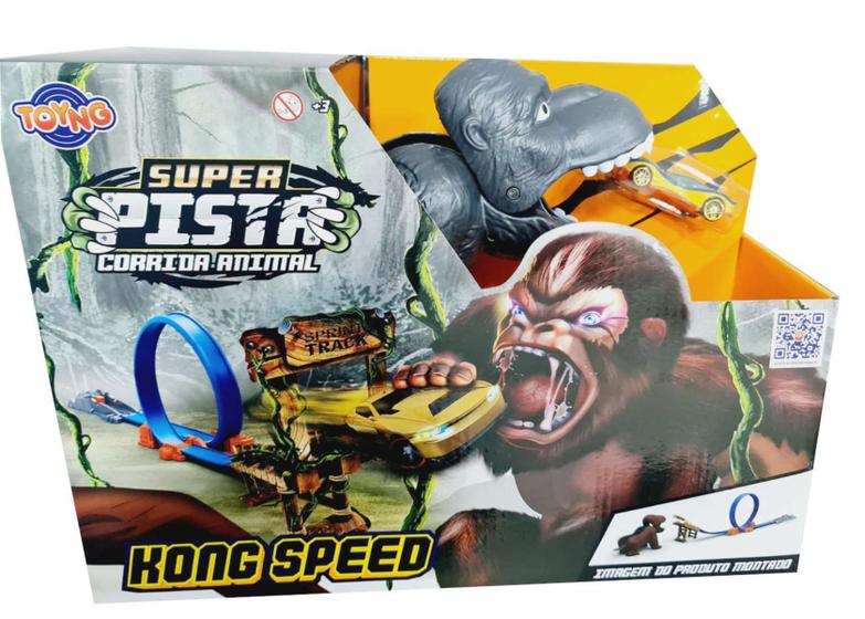 Imagem de Brinquedo Super Pista Kong Speed com Carrinho e Looping