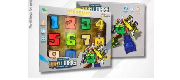 Imagem de Brinquedo Super Transformers - Aprendendo Números Brincando Numeros em ação