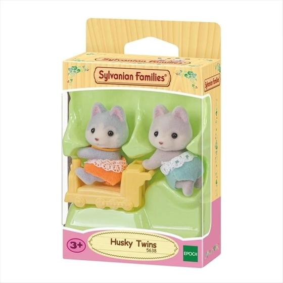 Imagem de Brinquedo Sylvanian Families Gêmeos Huskys Epoch - 5638