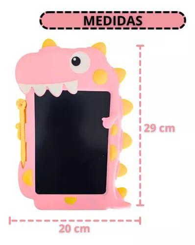 Imagem de Brinquedo Tablet Mágico Dinossauro Com Canetinha- Rosa