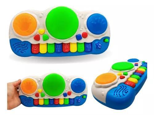 Imagem de Brinquedo teclado infantil com sons de animais