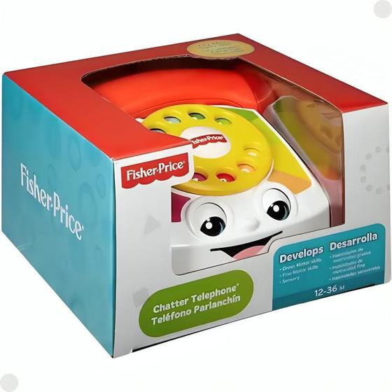 Imagem de Brinquedo Telefone Feliz Com Rodinha Dpn22 - Fisher-price