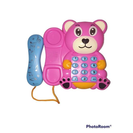 Brinquedo Telefone Infantil Musical Com Som E Luzes (Rosa) - Toy King Imagem de Brinquedo Telefone Infantil Musical Com Som E Luzes (Rosa)