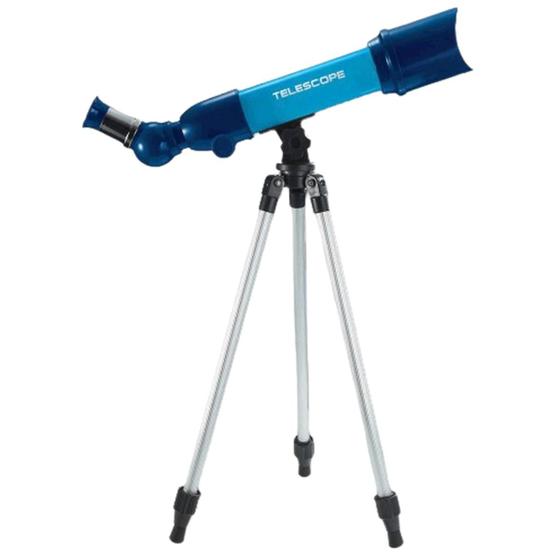 Imagem de Brinquedo Telescópio Astronômico Stem Azul Foco Ajustável