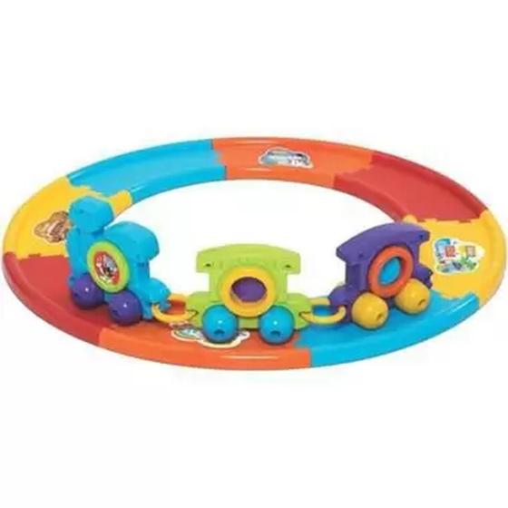 Imagem de Brinquedo Trenzinho Baby Train Express 8 Trilhos - Mercotoys