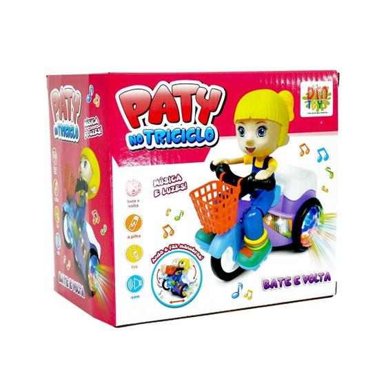 Imagem de Brinquedo Triciclo Paty Bate e Volta - DM Toys