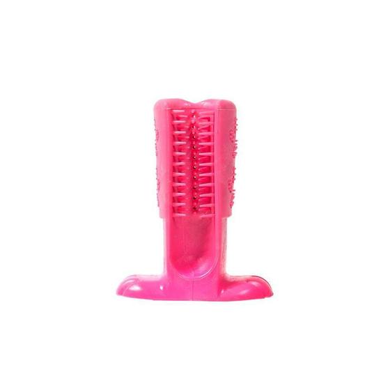 Imagem de Brinquedo Truqys Escova Dental para Cães Rosa - Tamanho G