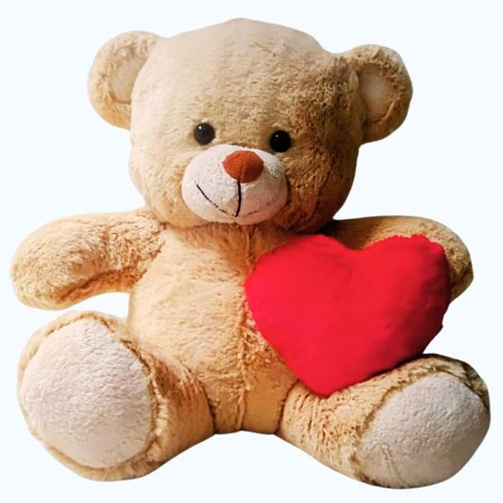 Imagem de Brinquedo Urso de Pelucia TED Grande 50cm Caramelo Antialergico