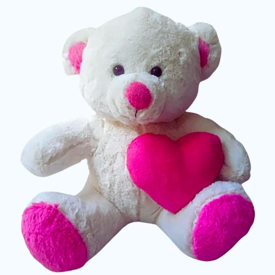 Imagem de Brinquedo Urso de Pelucia TED Grande 50cm Creme Antialergico