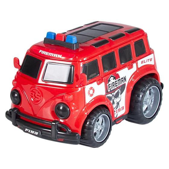 Imagem de Brinquedo Van De Policia Bombeiro Elite Van - Bs Toys