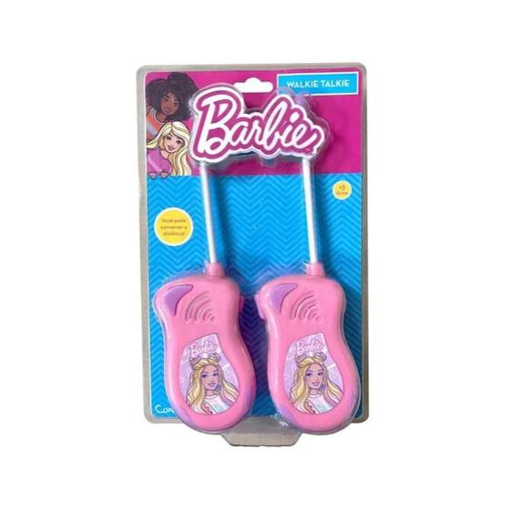 Imagem de Brinquedo Walkie Talkie Infantil Barbie Candide 1870