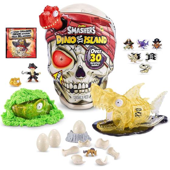 Imagem de Brinquedo ZURU SMASHERS Dino Island Giant Skull com mais de 30 surpresas (5+)