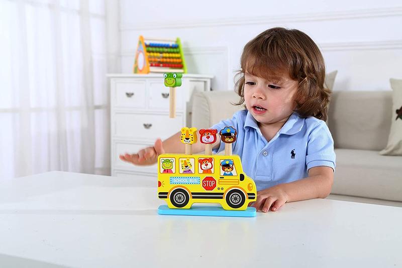 Imagem de Brinquedos de Madeira - Brinquedos Montessori para Meninos e Meninas de 1 a 2 anos - Jogo de Correspondência de Forma - Brinquedos Infantis Educacionais Idade 1-2-3 - Desenvolve Habilidades Motoras Finas - Brinquedos Montessori para Crianças