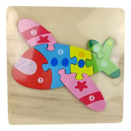 Imagem de Brinquedos De Madeira Montessori Criativo Didático Veículos