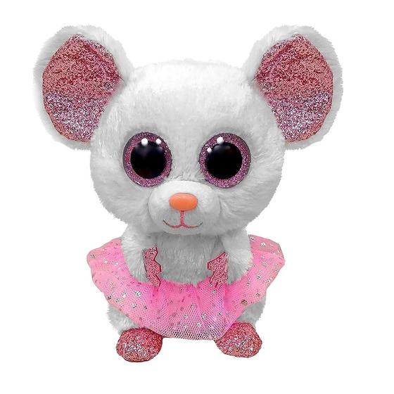 Imagem de Brinquedos de Pelúcia Beanie Boos, Ratinha Bailarina - Toyng 