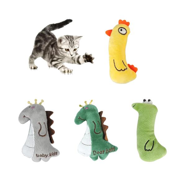 Imagem de Brinquedos de pelúcia Cat Catnip WishLotus Interactive para gatinhos de estimação