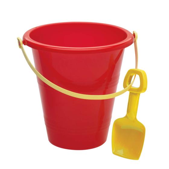 Imagem de Brinquedos de plástico americanos Sand Pail & Shovel Duo para crianças de 20 cm