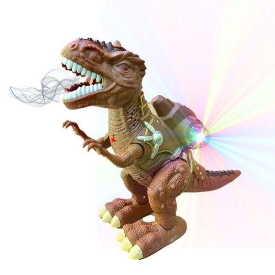 Imagem de Brinquedos Dinossauro Mochila Solta Fumaça, Anda Sons e Luzes Divertido!