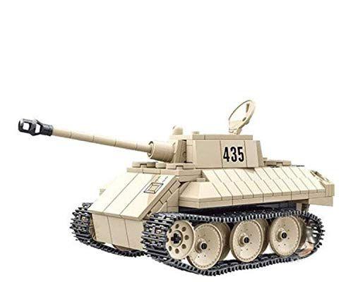 Imagem de Brinquedos do Exército - WW2 Kit de Construção de Tanques - Série Militar WW2 Alemão Leopard VK-1602 Tanque de Batalha de Reconhecimento DIY Blocos De Brinquedo Conjunto modelo