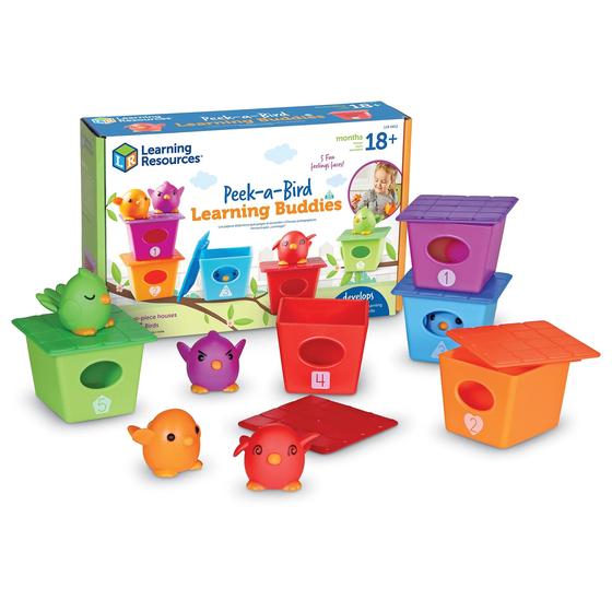 Imagem de Brinquedos Educativos Peek-a-Bird Learning Buddies - Para Bebês a Partir de 18 Meses