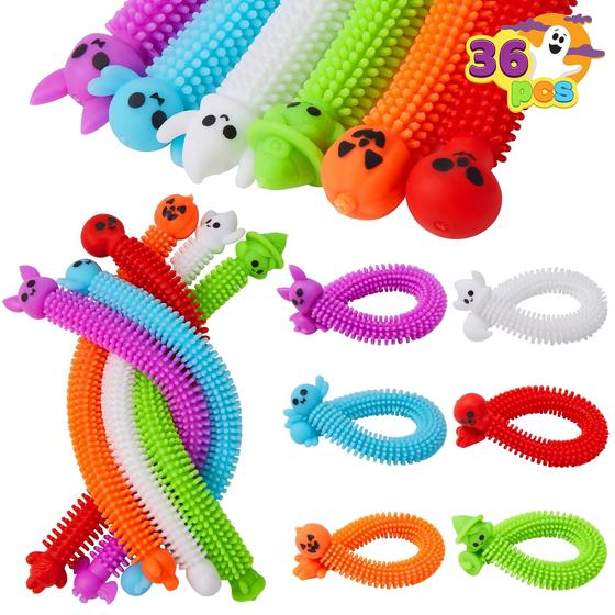 Imagem de Brinquedos Fidget com Cordas Elásticas JOYIN - Halloween - Pacote com 36 Unidades