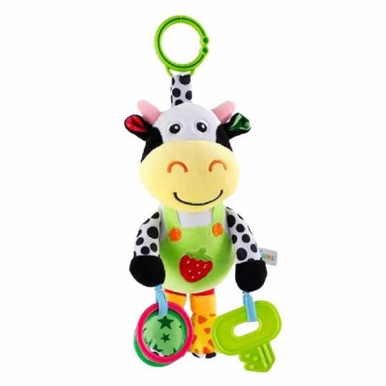 Imagem de Brinquedos Multifuncionais Mordedor Para Bebê Macio Boneco De Pelúcia Chocalho Estimular Os Sentidos Pais e Filhos