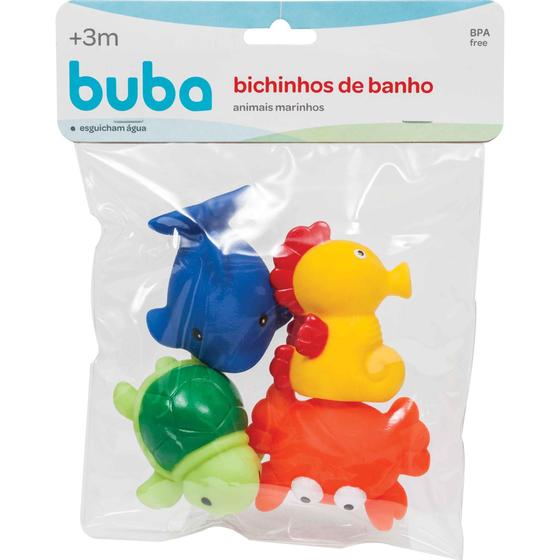 Imagem de Brinquedos Para Banho Animais Marinhos - Buba