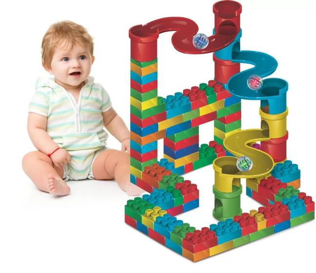 Imagem de Brinquedos Para Bebê Blocks Slide Map Toy - Maptoy