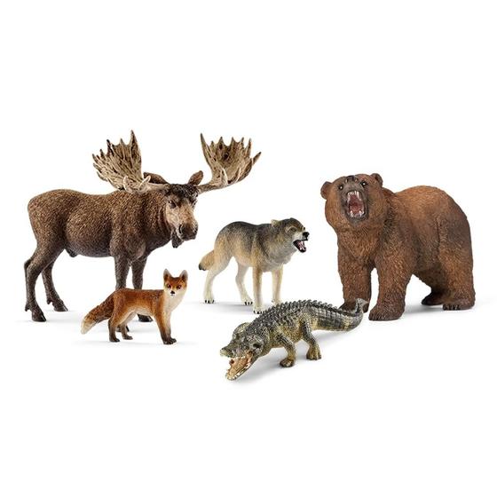 Imagem de Brinquedos Schleich Wild Life North American Woodland - Animais da Floresta Norte Americana