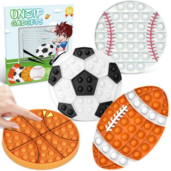 Imagem de Brinquedos Sensoriais Fidget BKHVLC - Kit com 4 Peças para Crianças