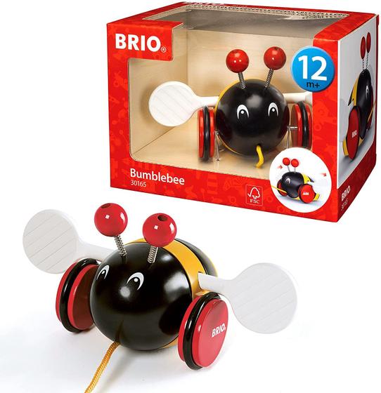 Imagem de BRIO World - 30165 Pull Along Bumblebee  O Playmate Perfeito para sua Criança