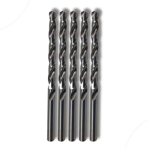 Imagem de Broca 338 Aco Rapido Vonder 1/4 (6,5mm) Kit com 5 Unidades
