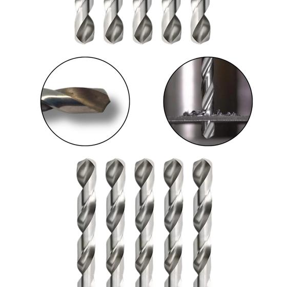 Imagem de Broca Aco Rapido Dormer - 15/64 (6mm) Kit com 10 Unidades