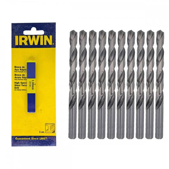 Imagem de Broca Aco Rapido Irwin 1,0 Mm . / Kit C/ 10 Peças