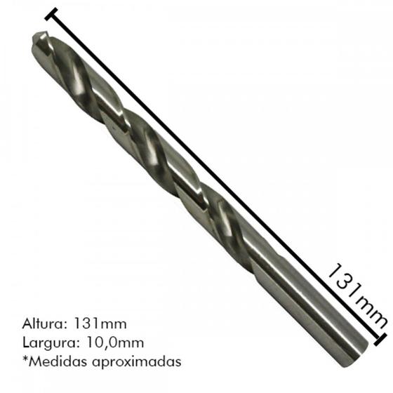 Imagem de Broca Aco Rapido Irwin 10,0Mm - Kit C/5 Unidades