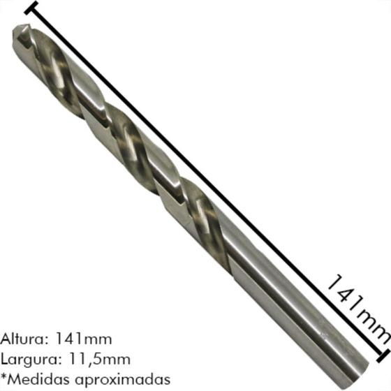 Imagem de Broca Aco Rapido Irwin 11,5Mm - Kit C/5 Unidades
