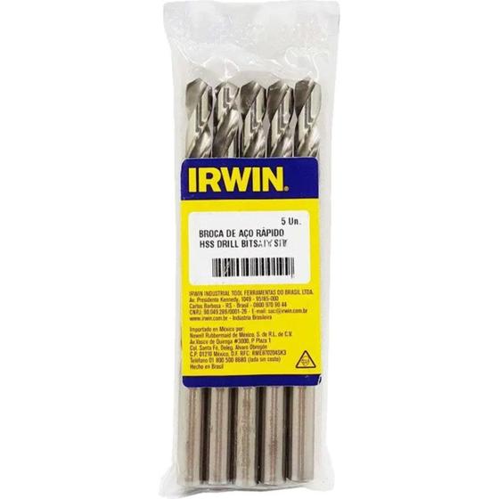 Imagem de Broca Aco Rapido Irwin R 11/32 - Kit C/5 PC