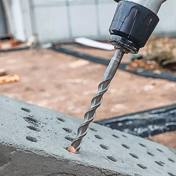 Imagem de Broca Concreto Sds Plus 6mm x 110mm em Aço com Engate Rápido
