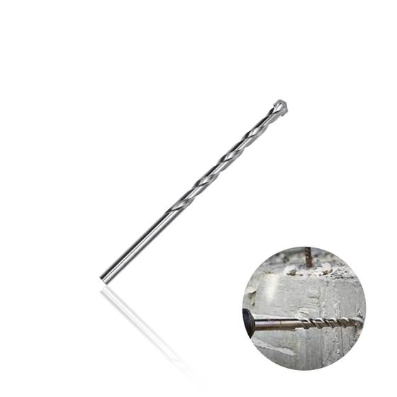 Imagem de Broca de 06 X 100 Mm Golden Line Em Widea Videa Com Haste Cilíndrica Para Concreto Parede 708069 Mtx