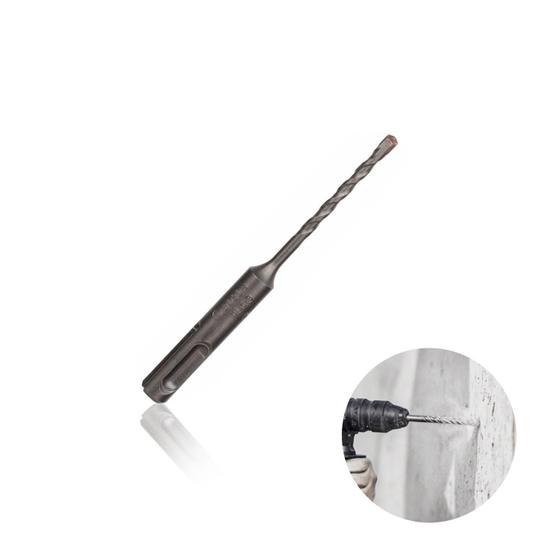 Imagem de Broca de 4 X 110 Mm Em Metal Duro Com Encaixe Em Marteletes Sds Plus Para Concreto E Parede Ctc-011040110 Ctpohr