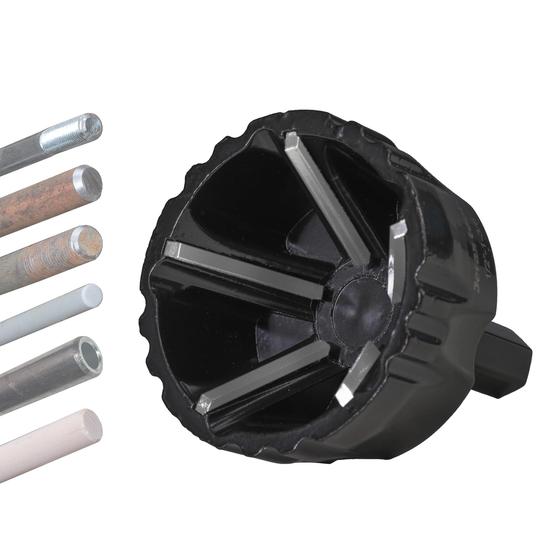 Imagem de Broca de Chanfro Jerax com Rebarba de Carboneto de Tungstênio (12,7-36mm)