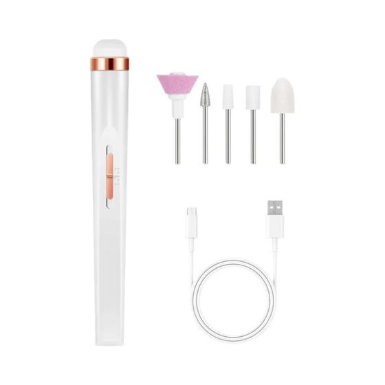 Imagem de Broca Elétrica Portátil para Unhas YIKOOLIN - Manicure e Pedicure com Bateria