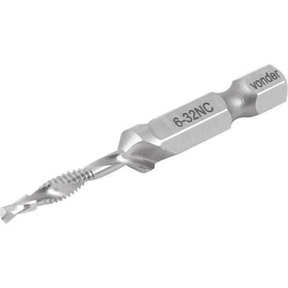 Imagem de Broca/Macho 6-32 NC Combinada Vonder