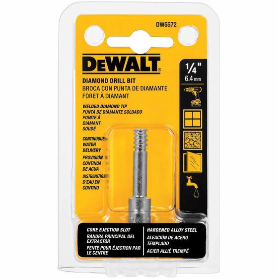 Imagem de Broca para Azulejos DEWALT DW5572 com Ponta de Diamante (6,35 mm)
