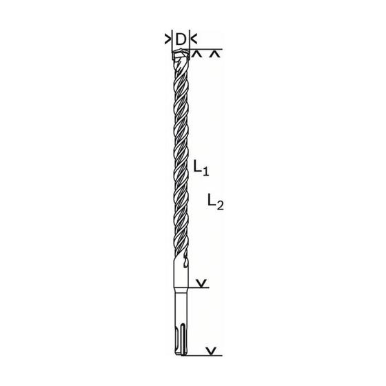 Imagem de Broca Sds Plus 19X200Mm S5 Bosch