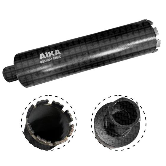 Imagem de Broca Serra Copo Coroa Diamantada 83 X 450mm R Encaixe 1.1/4 AIKA
