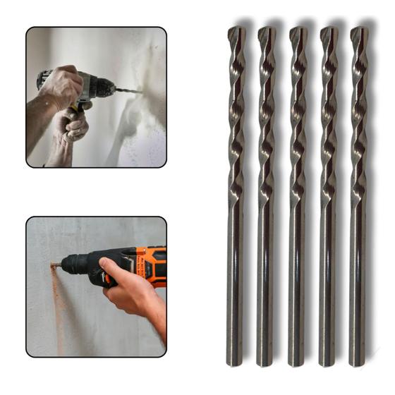 Imagem de Broca Videa Concreto Parede Vonder 5/32 (4mm) Kit com 5 Un