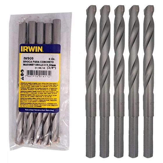 Imagem de Broca Widea Irwin 9,5 Mm - 3/8'' - Kit C/5 Peças