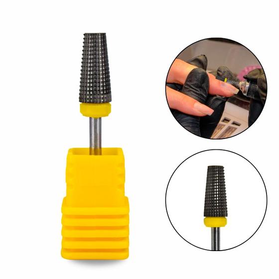 Imagem de Broca XF Tungstênio Umbrella TRL Bit Corte Extra Fino Alongamento Unhas Fibra Vidro Manutenção Manicure Lixadeira Profissional 